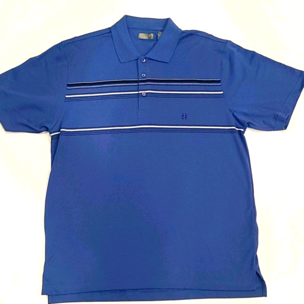IZOD Golf Blue Polo Tee